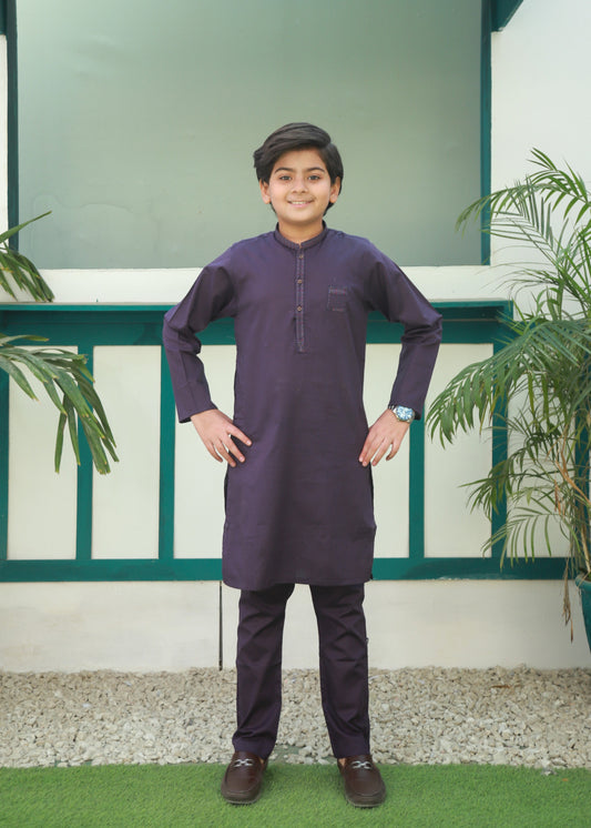 Purple Rain Kurta Trouser AH 071