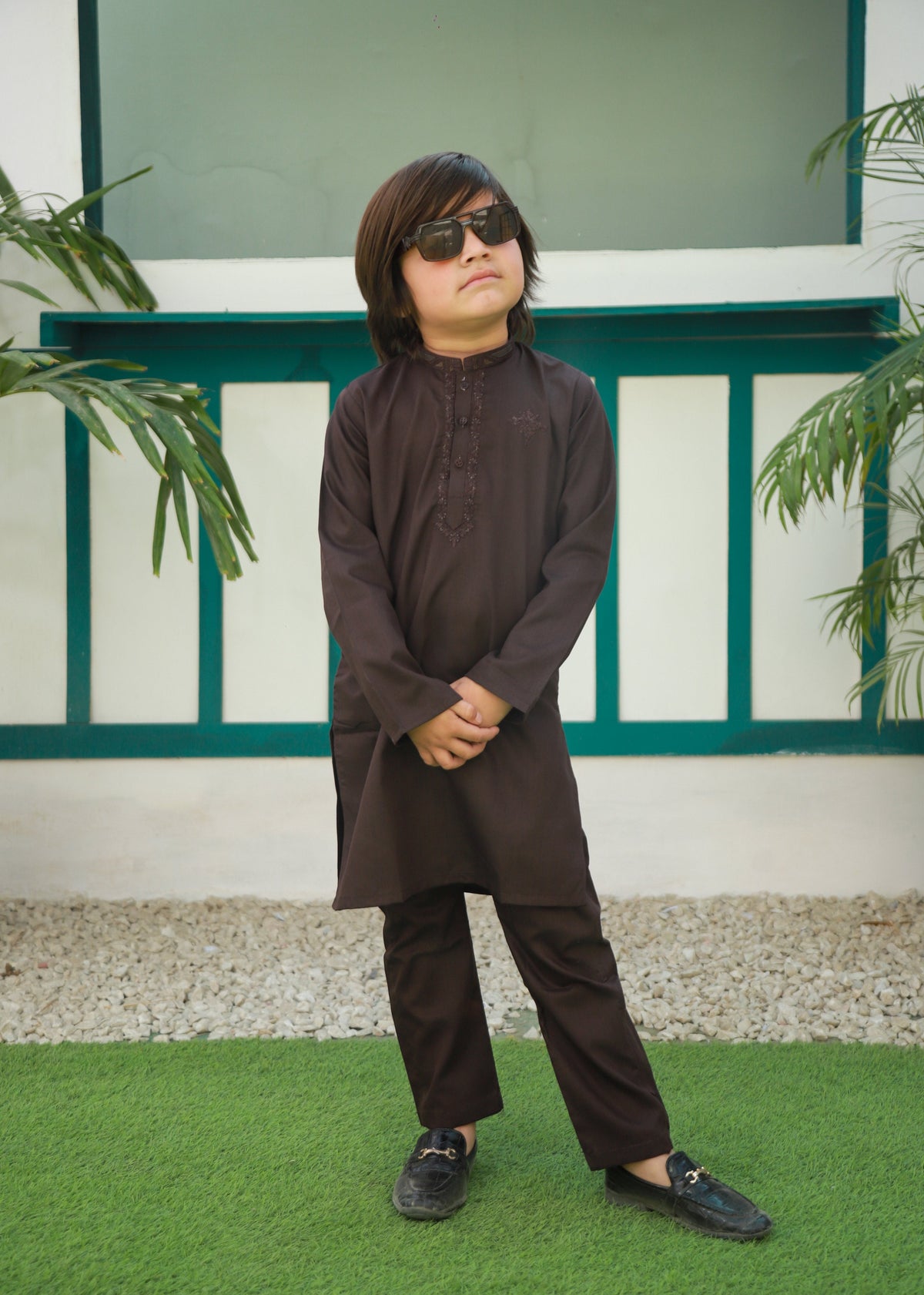 Espresso Brown Kurta Trouser AH 078