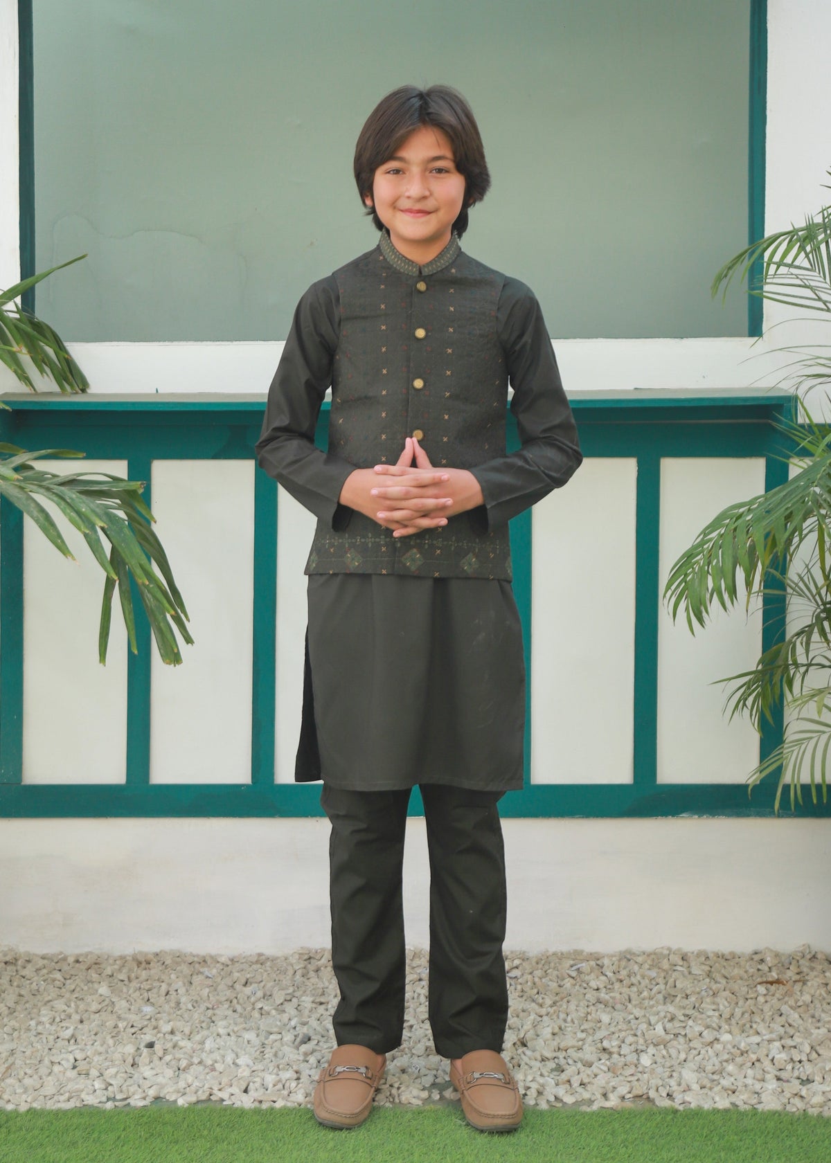 Dim Grey Waistcoat Ahw-048