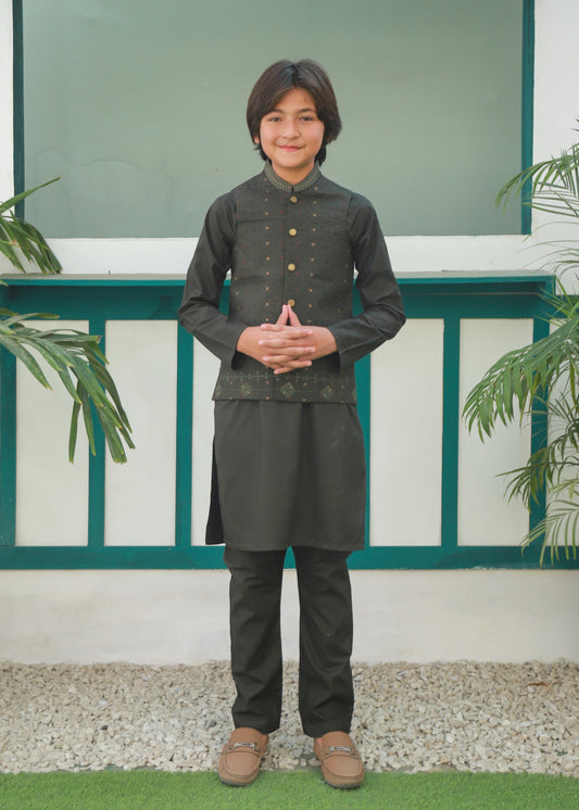 Dim Grey Waistcoat Ahw-048