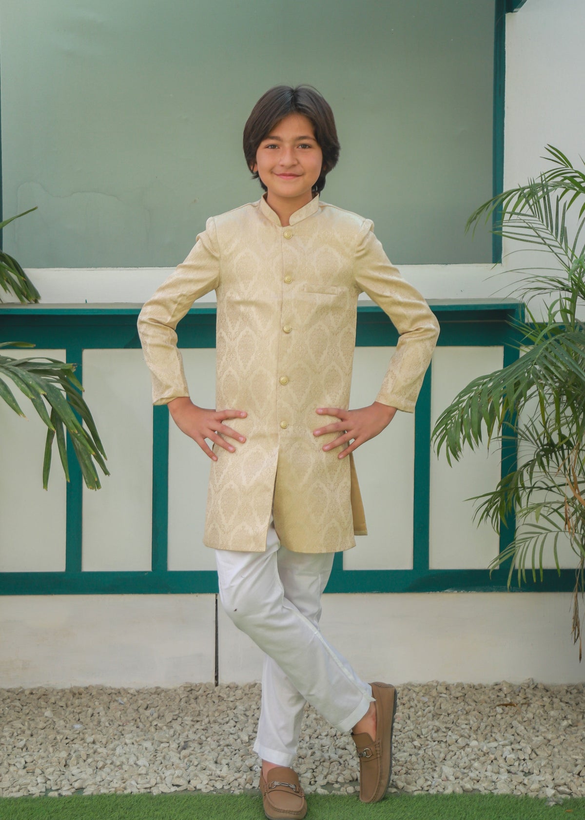 Gold Sherwani S39
