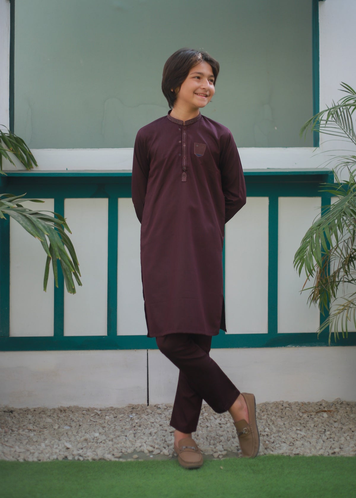 Royal Amethyst Kurta Trouser AH 106
