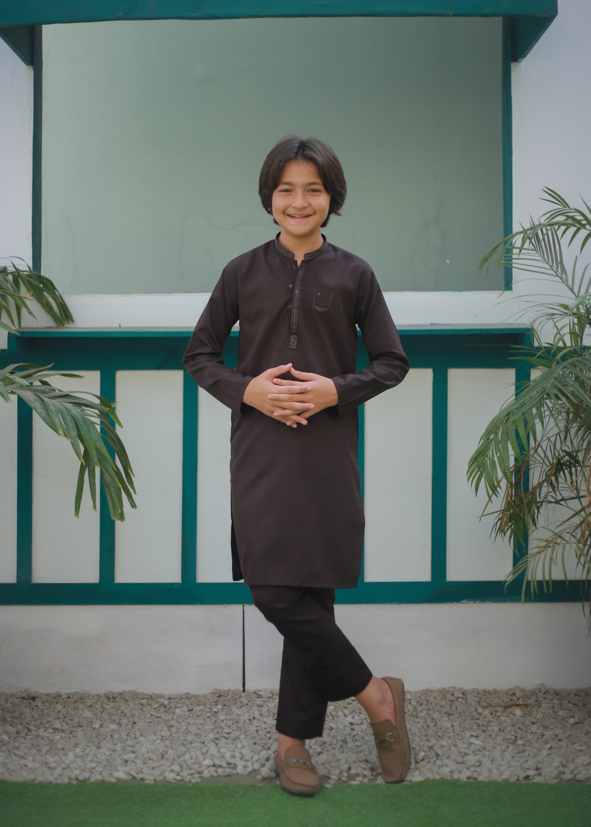 Raven Grey Kurta Trouser AH 098