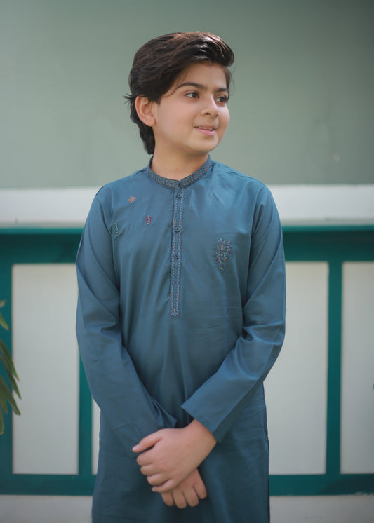 Bondi Blue Kurta Trouser AH 099
