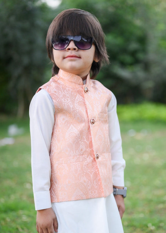 Peach Only Waistcoat EW30
