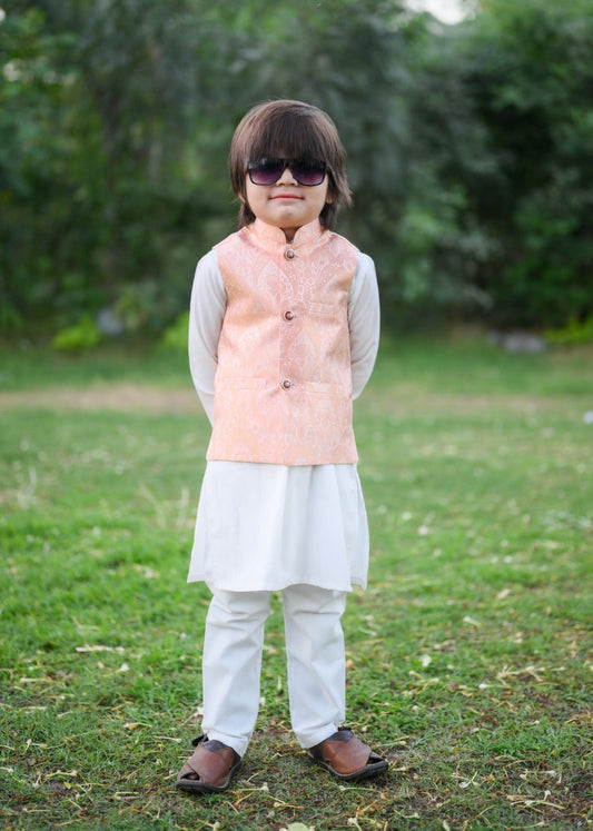 Peach Only Waistcoat EW30