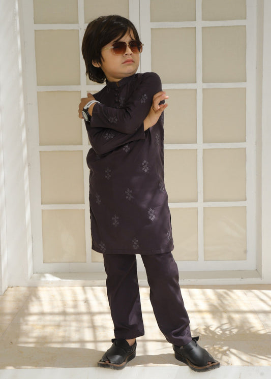 Raven Grey Kurta Trouser KT 171