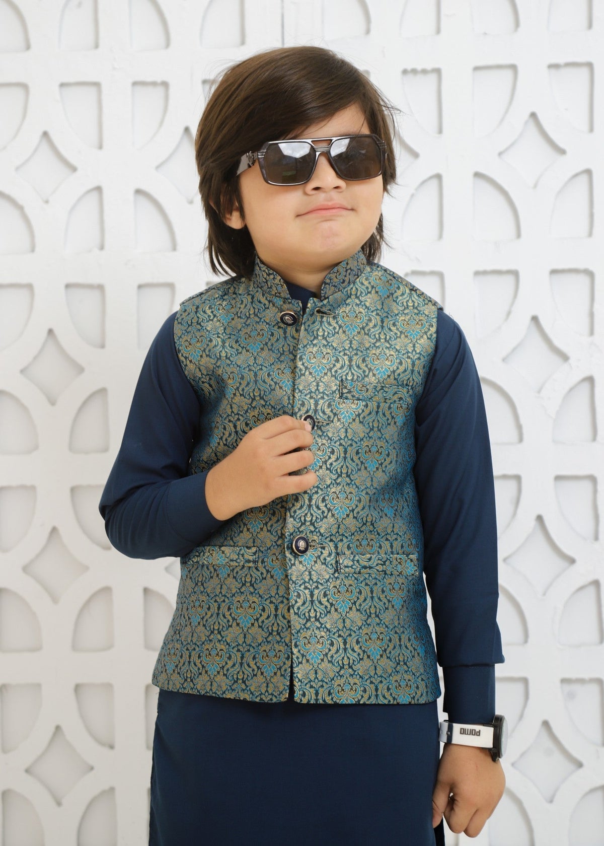 Moonlight Blue Only Waistcoat-EW 87