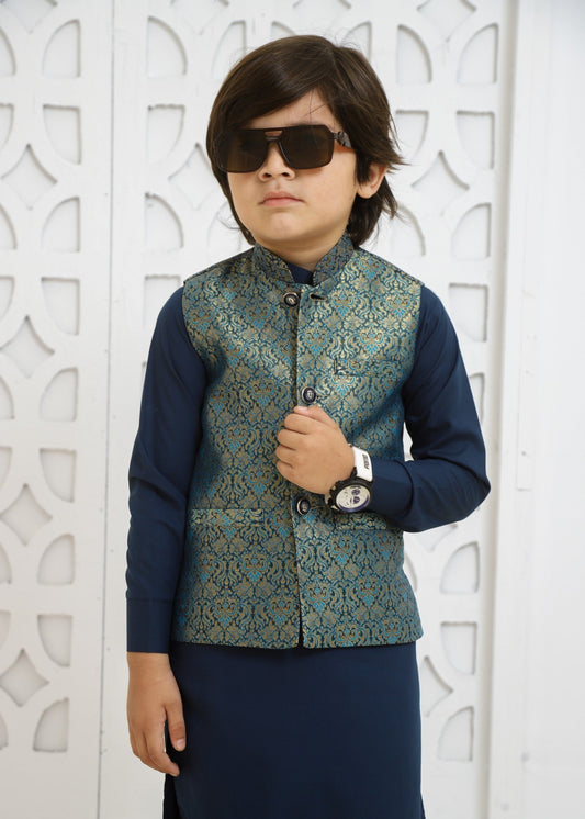 Moonlight Blue Only Waistcoat-EW 87