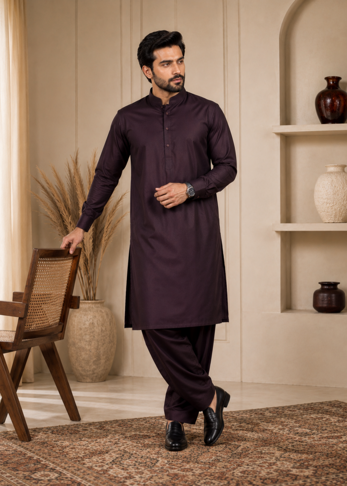 HM 041 HSN26K Mens Kurta Shalwar