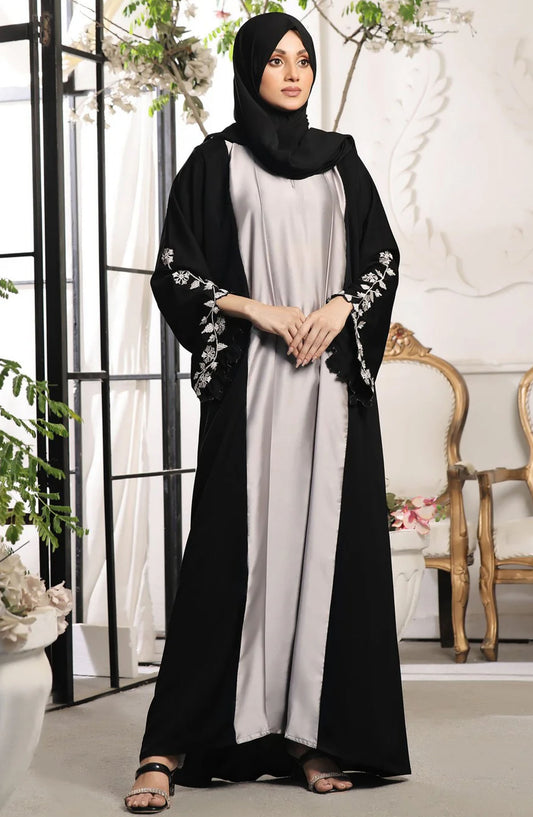 TGM25AB Women Casual Abaya Kaneez