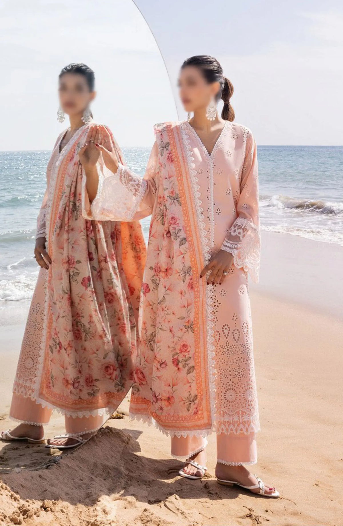 Zainab Chottani Chikankari Luxury Unstitched Collection 2024 - 2 A NORA