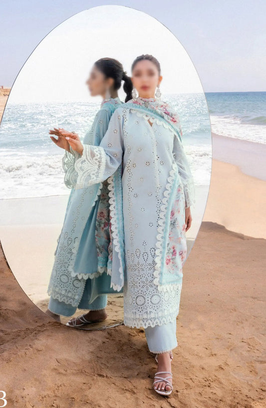 Zainab Chottani Chikankari Luxury Unstitched Collection 2024 - 2 B NORA
