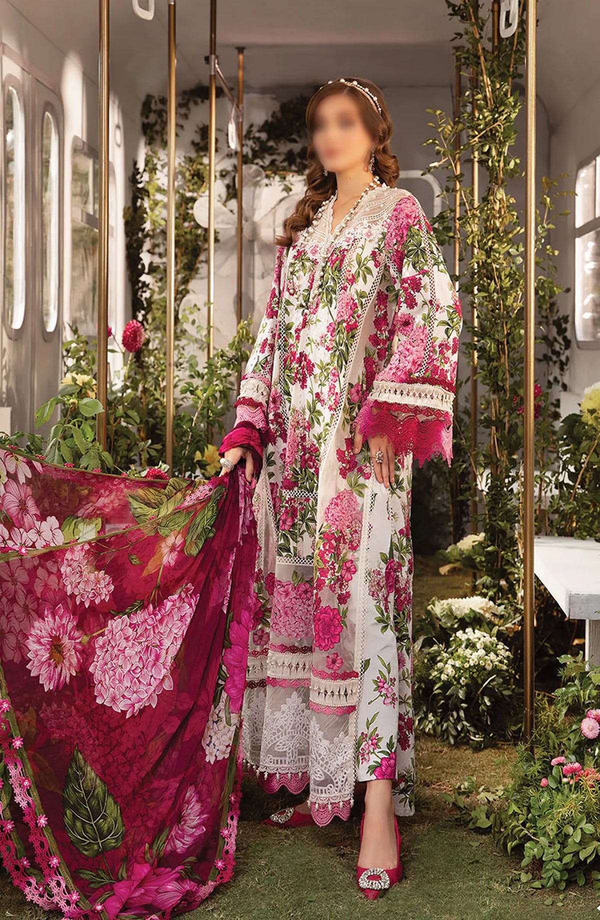 Maria B Unstitched M.Prints Spring Summer Edit 2024 - D 02 A