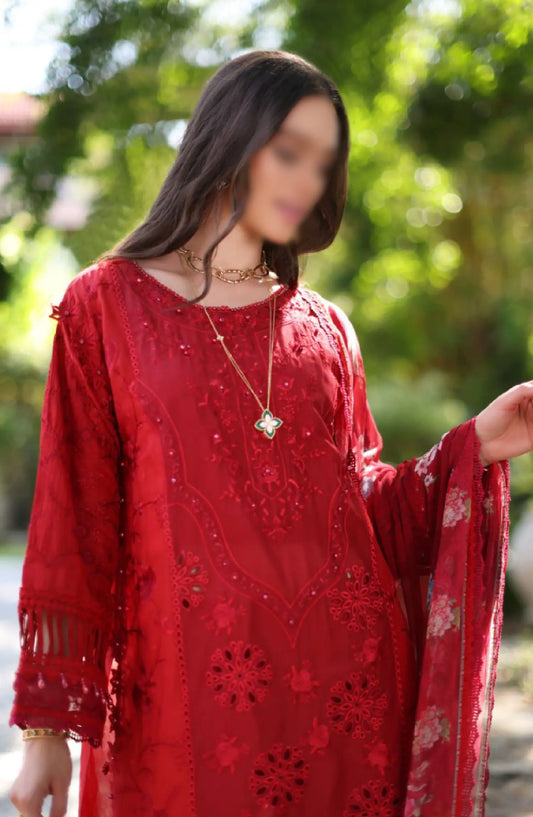Noor By Saadia Asad Luxury Chikankari Lawn Collection 2024 - D 02 B