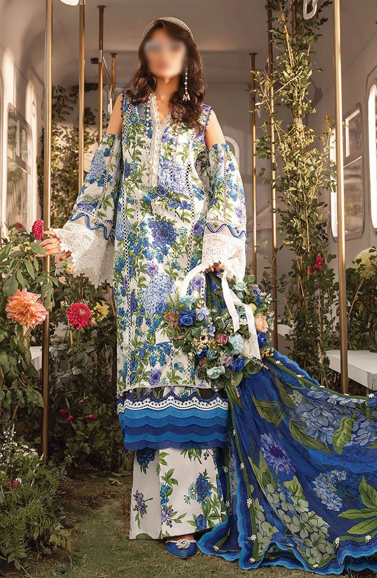 Maria B Unstitched M.Prints Spring Summer Edit 2024 - D 02 B