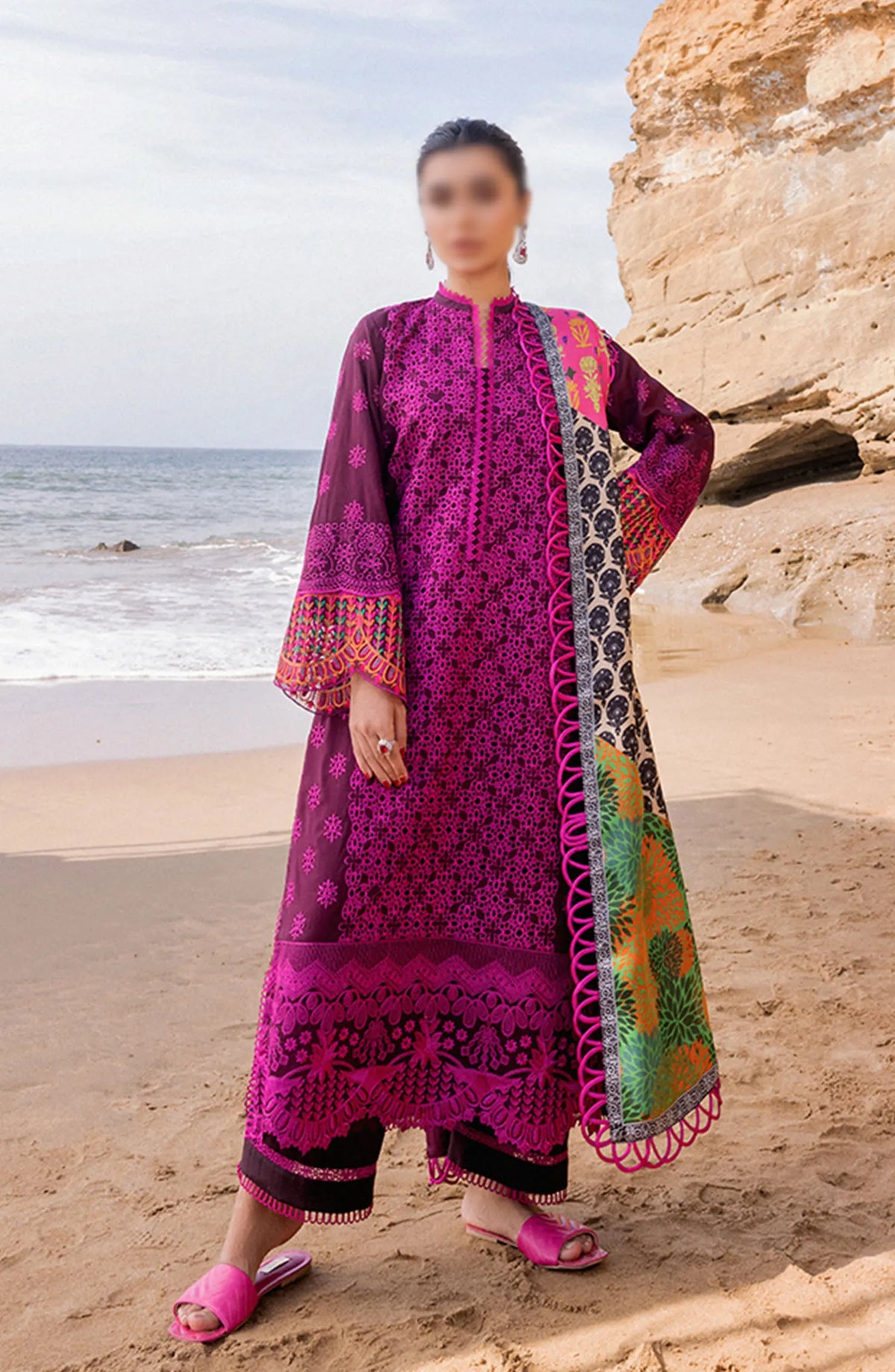 Zainab Chottani Chikankari Luxury Unstitched Collection 2024 - 4 B Naysa