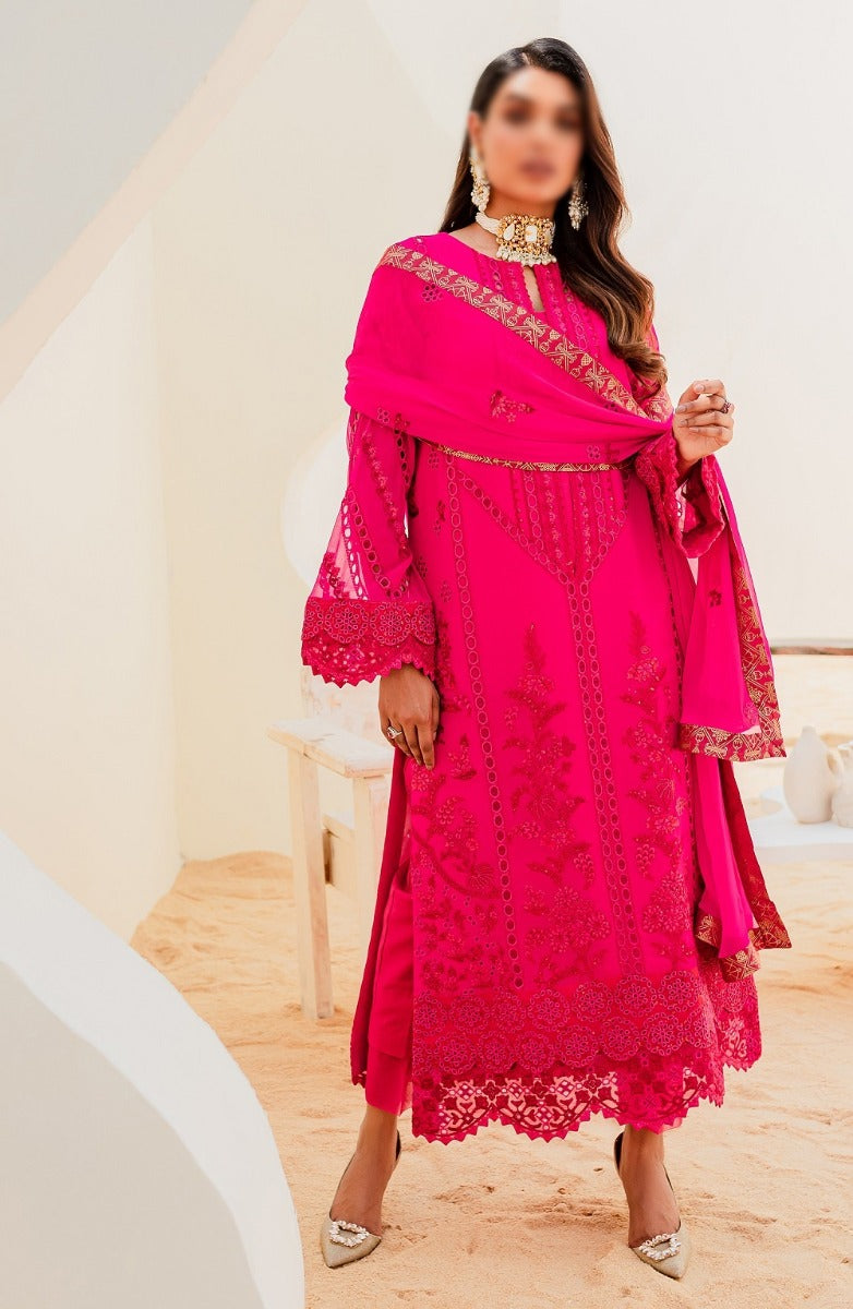 Mashq Sejal Luxury Chiffon Collection 2023 - 503 BEETROOT PURPLE
