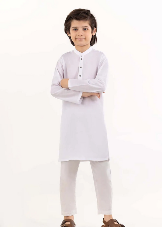 White kameez shalwar - W4