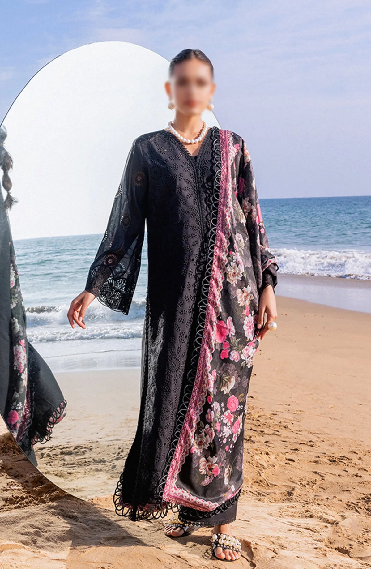 Zainab Chottani Chikankari Luxury Unstitched Collection 2024 - 5 A Kanza