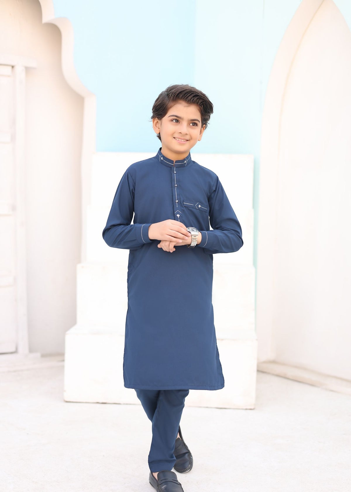 Stone Blue Kurta Trouser KT-15