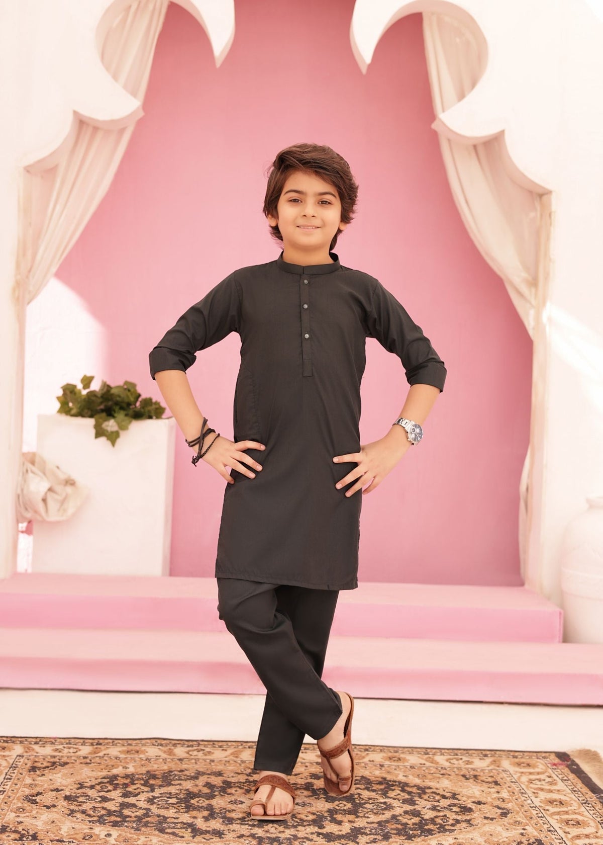 Grey Kurta Trouser E05