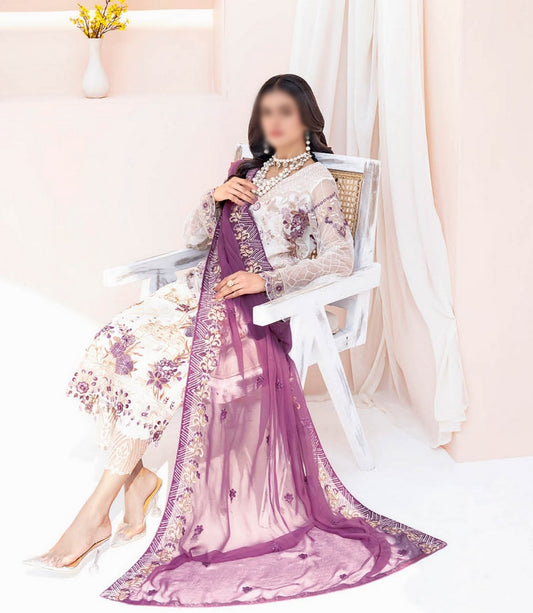 602 Ramsha Chevron Chiffon Collection Vol 06 2023