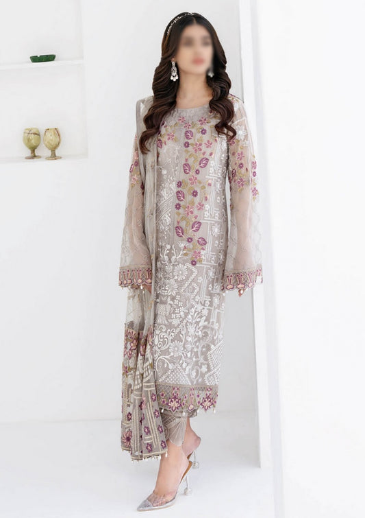 608 Ramsha Chevron Chiffon Collection Vol 06 2023