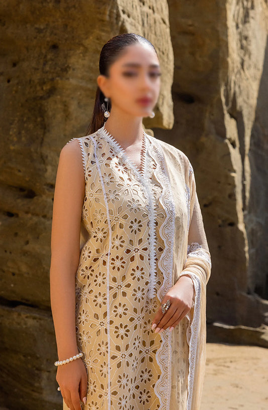 Zainab Chottani Chikankari Luxury Unstitched Collection 2024 - 7 B Motia