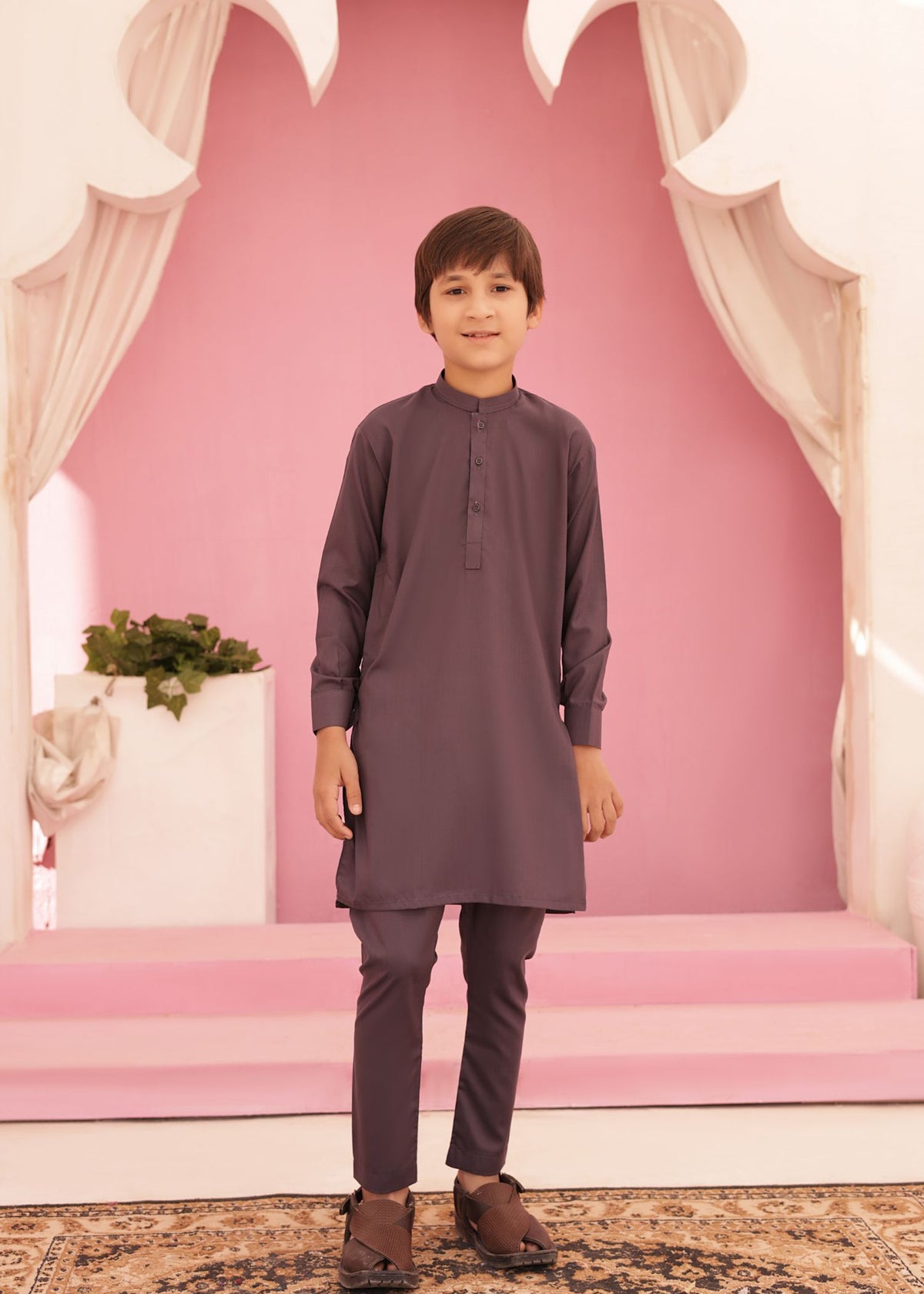 Iris Purple Kurta Trouser E04