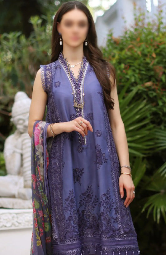 Noor By Saadia Asad Luxury Chikankari Lawn Collection 2024 - D 08 A