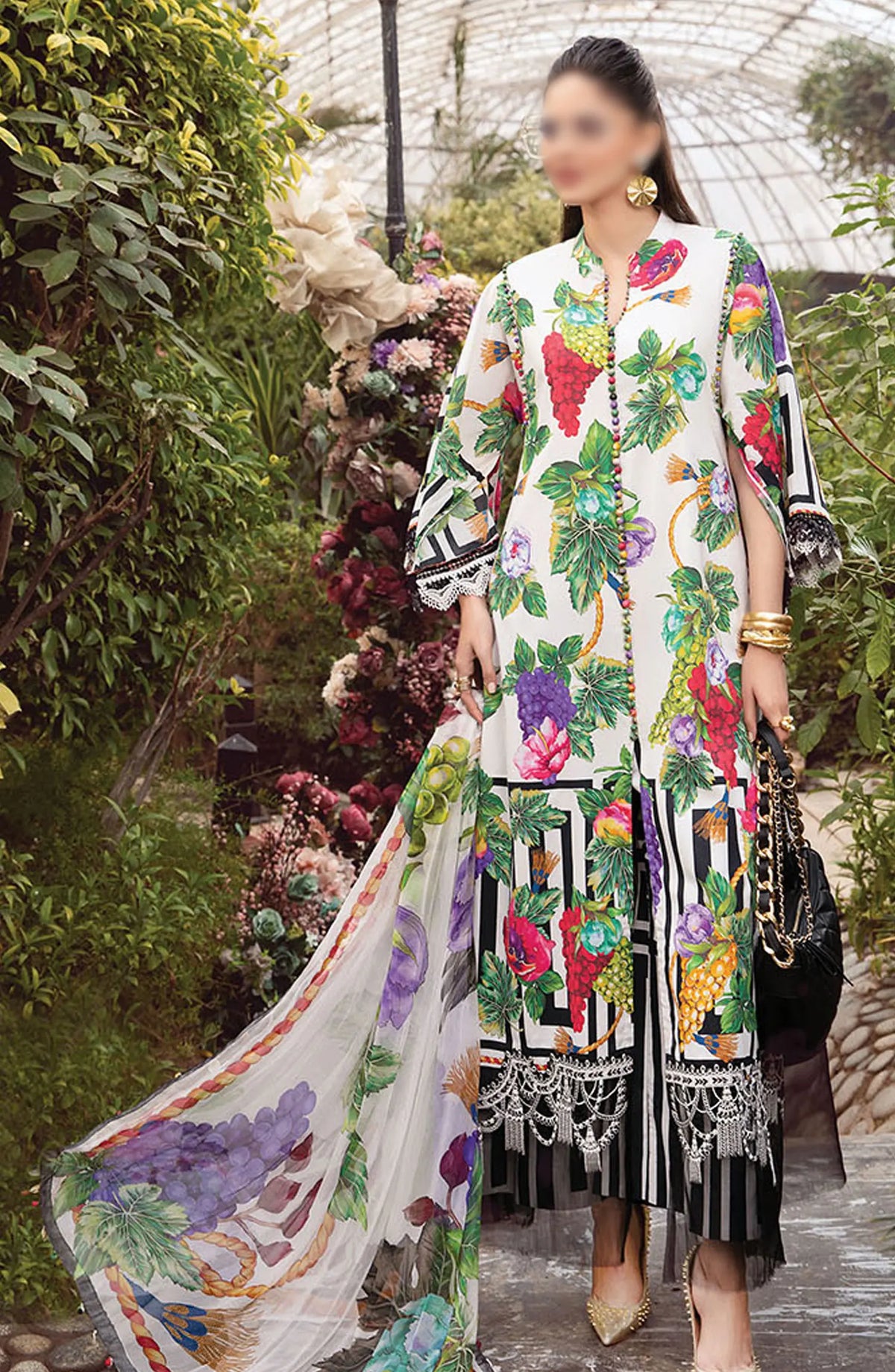 Maria B Unstitched M.Prints Spring Summer Edit 2024 - D 08 A