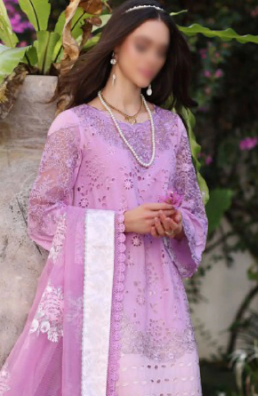 Noor By Saadia Asad Luxury Chikankari Lawn Collection 2024 - D 09 A