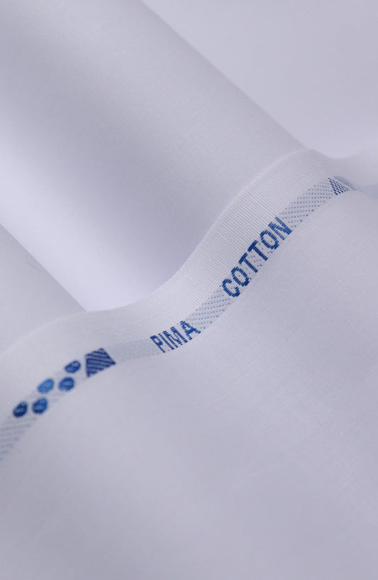 AK Pima Cotton by Bin Yameen Unstitched Cotton Mens Collection BY26PMC WHITE