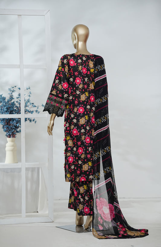 Afsana by Amna Khadija Embroidered Cotton Stitched 3 Piece Suit - AZFP-03 - AM26AZFP - Pink - Festive Collection