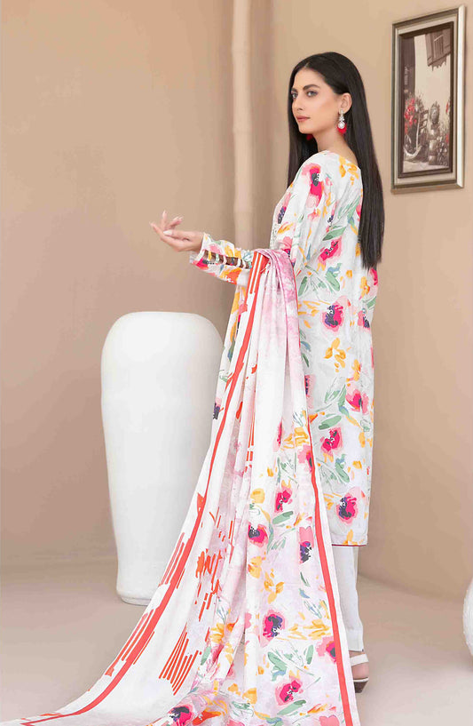 Abir by Tawakkal Fabrics Printed & Embroidered Schiffli Viscose Unstitched 3 Piece Suit - D-5361 - TF25ABR - Multi - Summer Collection