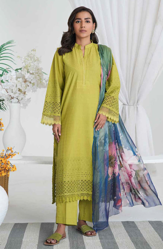 Aiman by Johra Chikankari Lawn Unstitched 3 Piece Suit - JH-865 - JH25AIM - Green - Summer Collection