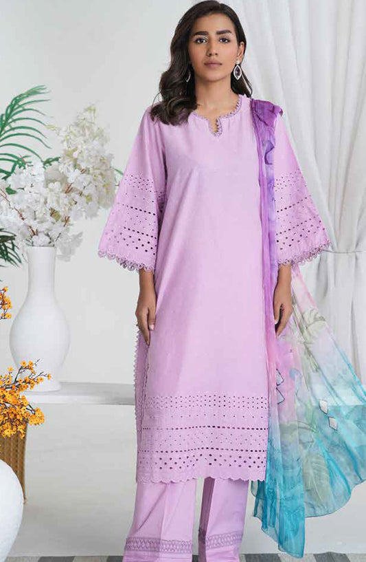 Aiman by Johra Chikankari Lawn Unstitched 3 Piece Suit - JH-861 - JH25AIM - Purple - Summer Collection