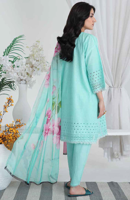 Aiman by Johra Chikankari Lawn Unstitched 3 Piece Suit - JH-860 - JH25AIM - Blue - Summer Collection