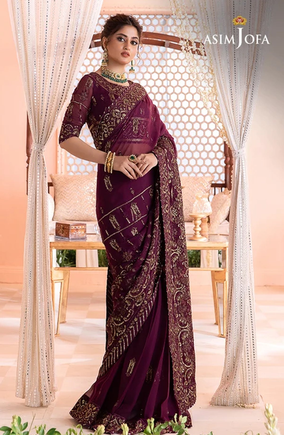 AJCC-05 EMBROIDERED CHIFFON 3 PCS Formal Collection