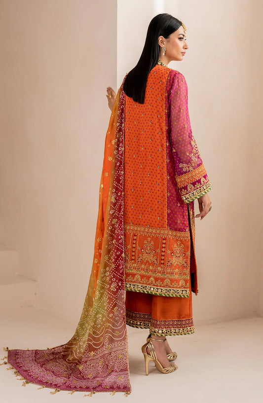 Baroque Exclusive Formal Embroidered Chiffon Unstitched 3Pc UF-706 Formal Collection