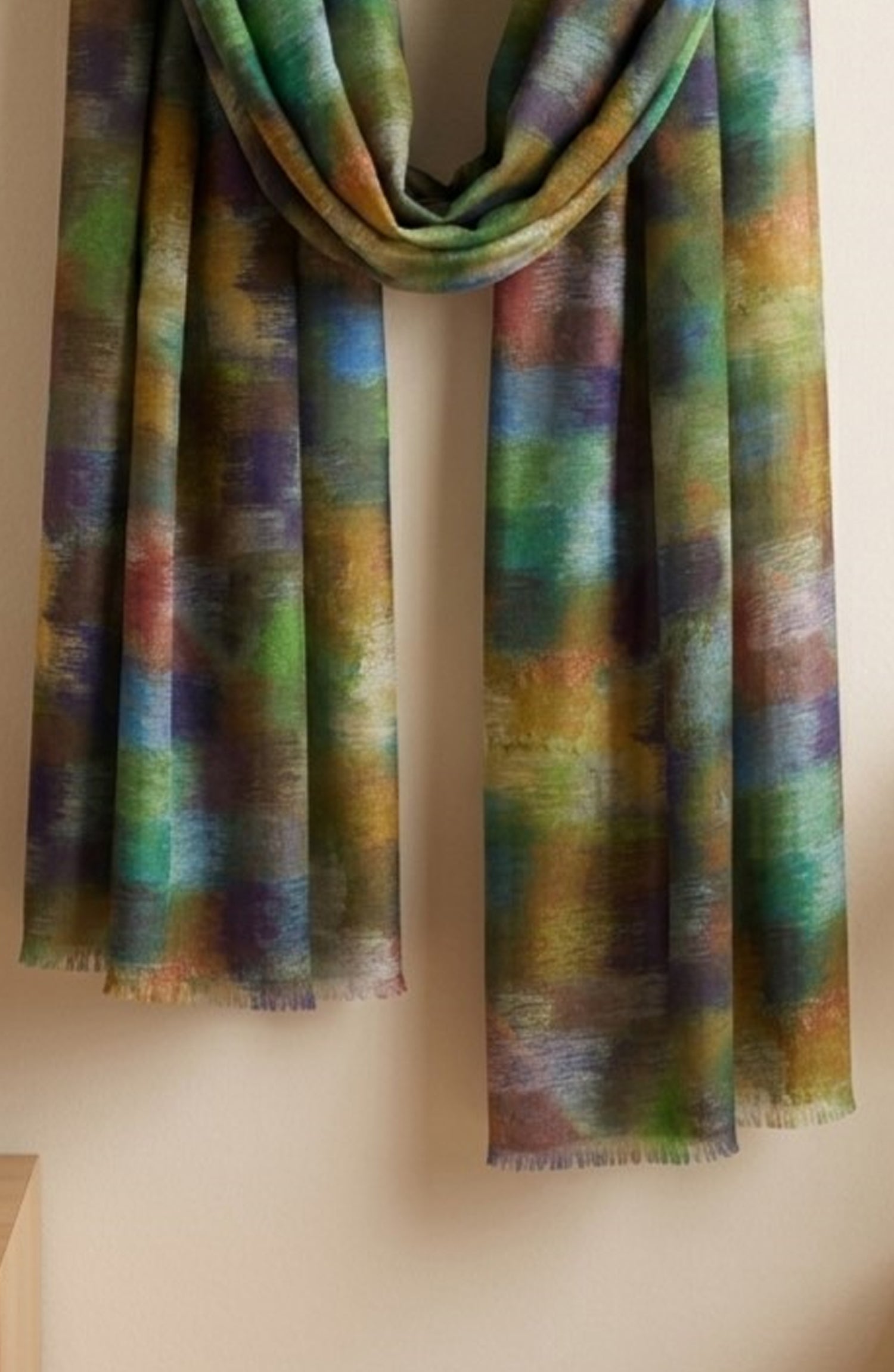 Amna Khadija Printed Twill Pure Lawn Stole - ALS-01 - AM26LST - Multi - Winter Collection