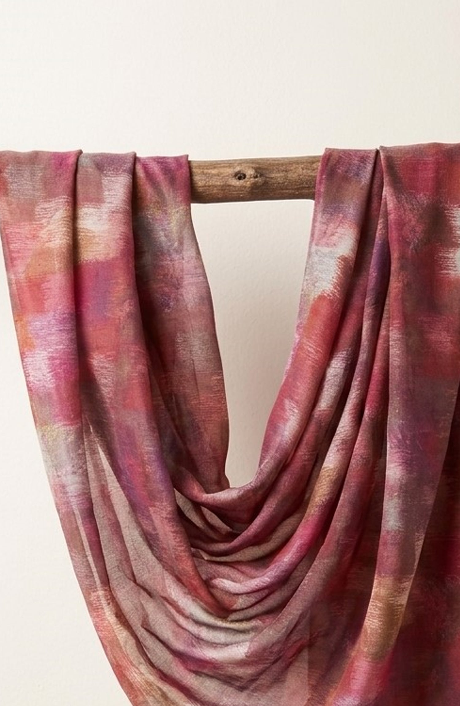 Amna Khadija Printed Twill Pure Lawn Stole - ALS-09 - AM26LST - Pink - Winter Collection