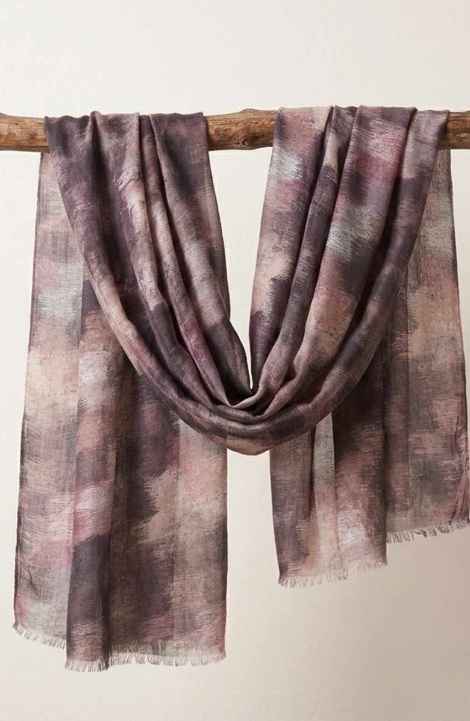 Amna Khadija Printed Twill Pure Lawn Stole - ALS-11 - AM26LST - Multi - Winter Collection