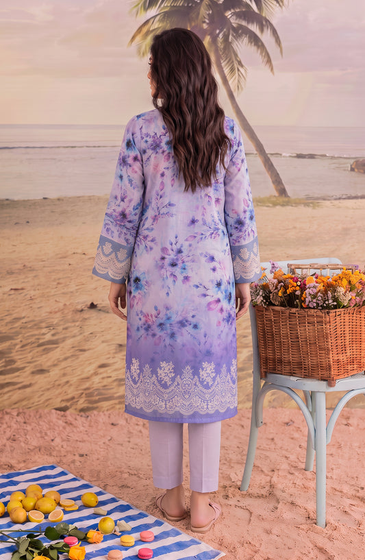 Amna Khadija Bella Doria Embroidered Lawn Unstitched 3 Piece Suit - AKBD-05 - AM26BLDR - Purple - Summer Collection