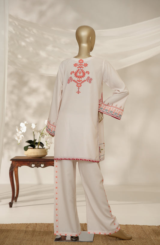 Amna Khadija Digital Printed Lawn Stitched 2 Piece Suit - Design-18 - AM25ESF - Fawn - Summer Collection