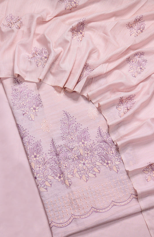 Amna Khadija Embroidered Lawn Unstitched 3 Piece Suit - D-07 - AM26FNC - Pink - Summer Collection