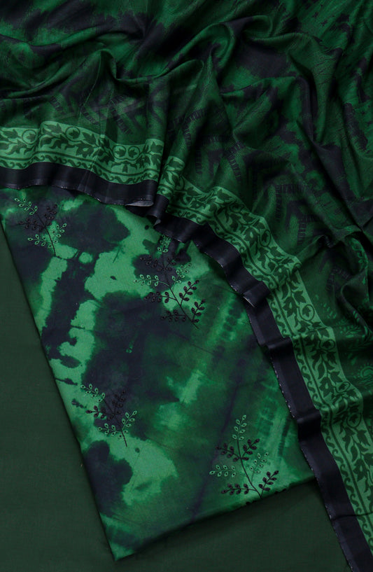 Amna Khadija Embroidered Lawn Unstitched 3 Piece Suit - Design-03 - AM26FNC - Green - Summer Collection