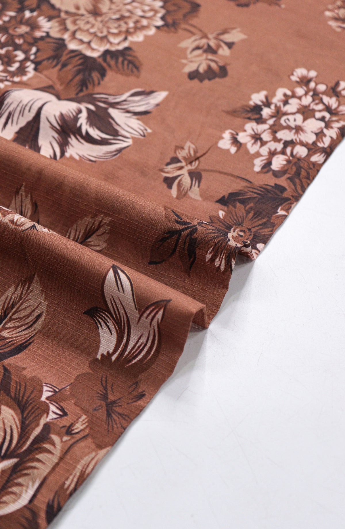 Amna Khadija Fancy Printed Lawn Unstitched 2 Piece Suit - D-01 - AM26FNC - Brown - Summer Collection