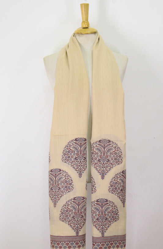 Amna Khadija Premium Wool Shawl - D-02 - 9601490 - AM25SHWL - Light Lemon - Winter Collection